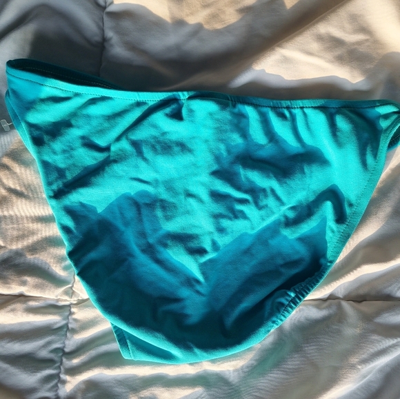 Ralph Lauren Women's Teal Bikini Bottom POLO Pony Player - NWT Size M - Picture 10 of 14